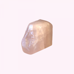 Madagascar Rose Quartz with Rainbow Lustre